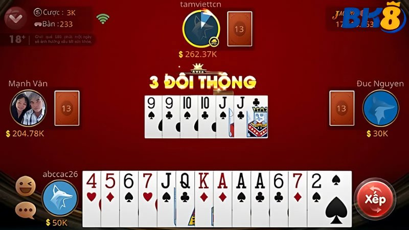 Các quy tắc chặt bài đặc biệt trong game bài tiến lên